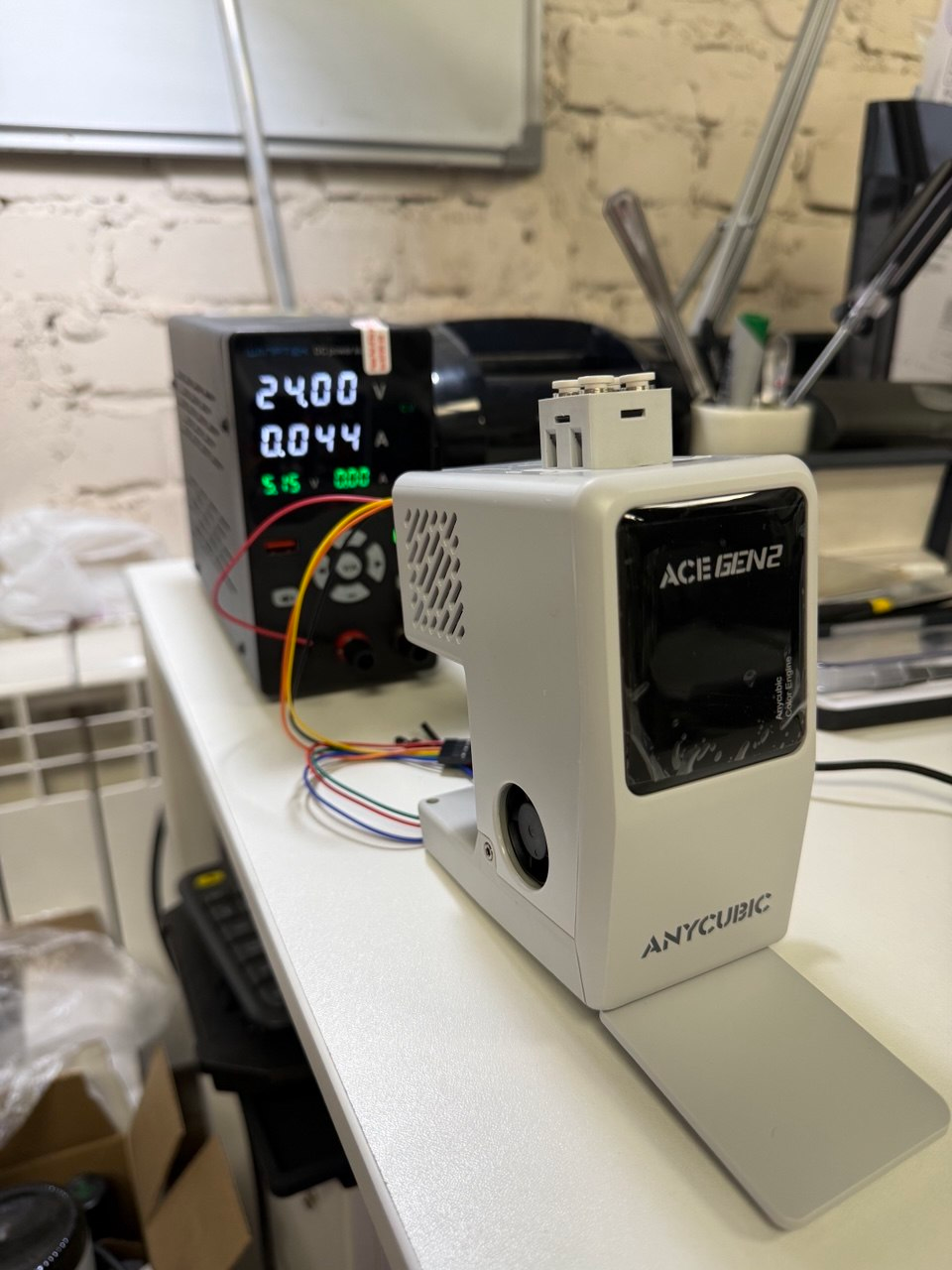 Отдельно стоящая четырёхканальная печатающая голова Anycubic Kobra X ACE GEN2 в сборе